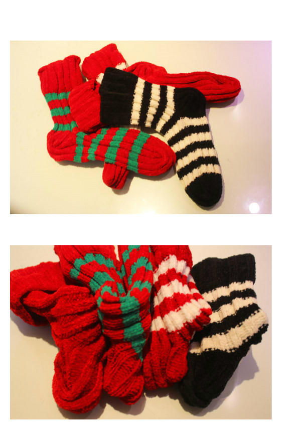 圣诞节编织之圣诞袜编织欣赏