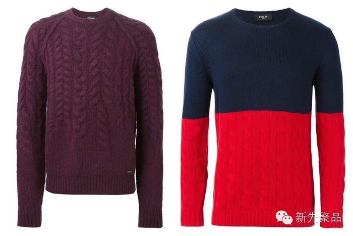 LANVIN、ISAIA、DSQUARED2等品牌新款男士毛衣