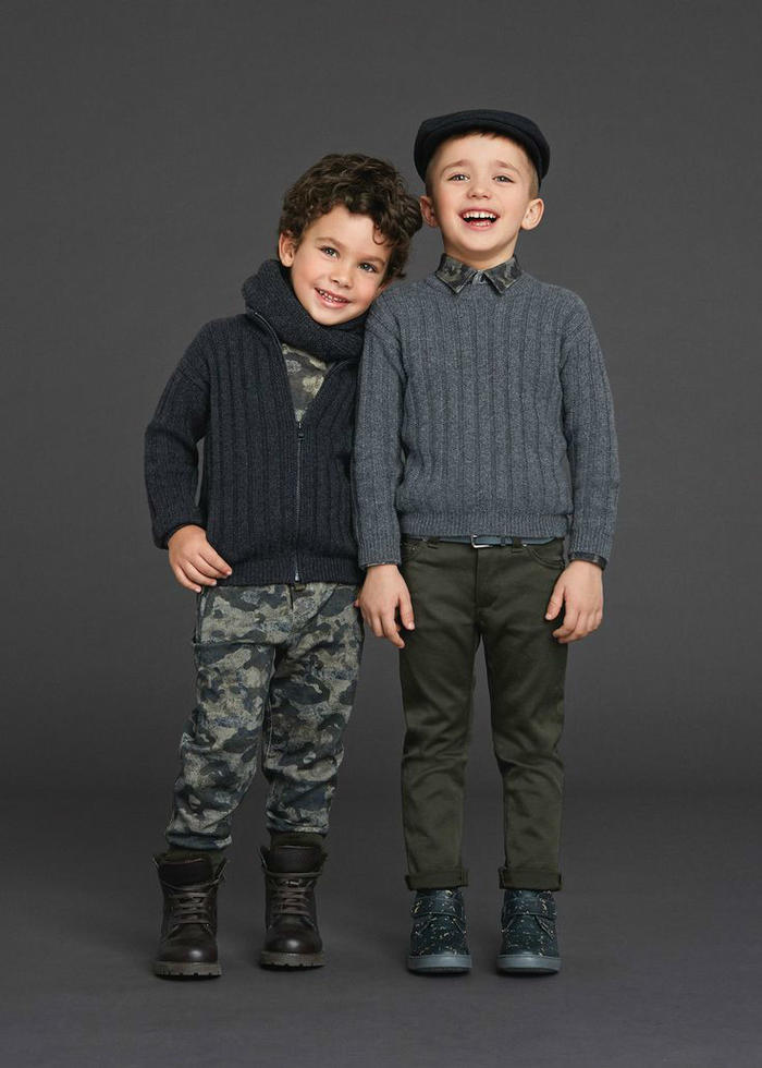 意大利品牌Dolce&amp;Gabbana杜嘉班纳儿童秋冬毛衣款式2016新款毛衣男孩毛衣