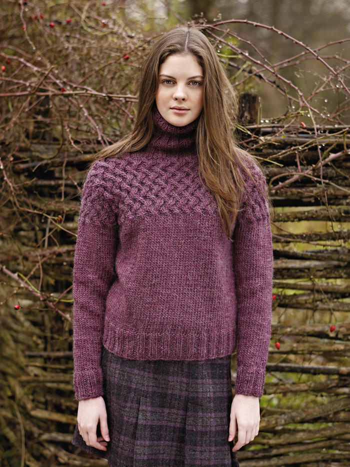 美美哒棒针编织女式毛衣