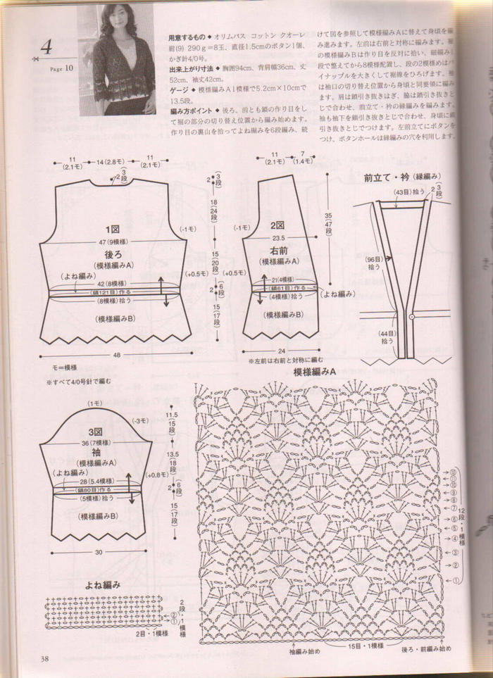 女士鉤針孔雀藍(lán)七分袖小外套