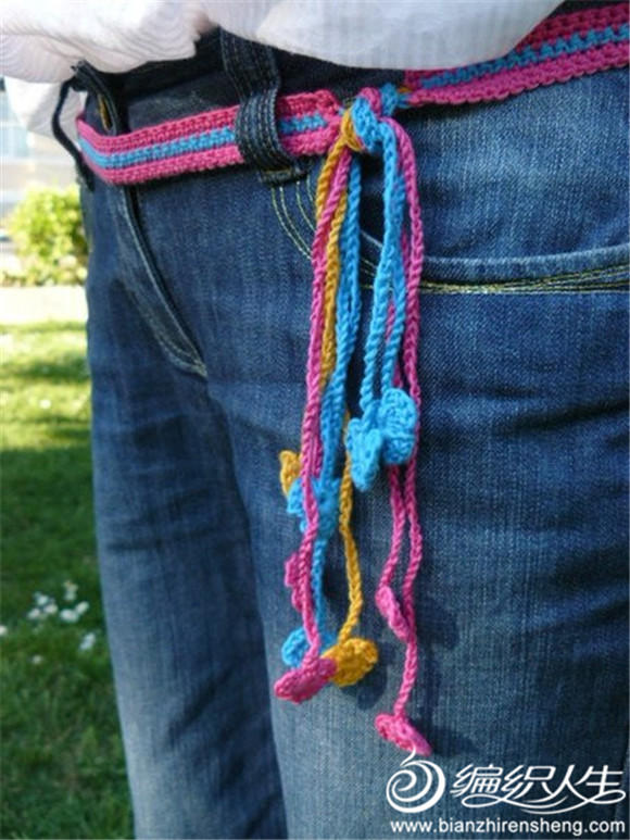 来一款创意钩针腰带装点这个夏季 新手也可以玩转的创意编织之腰带篇