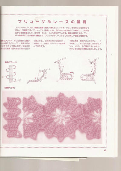 比利时布鲁日蕾丝花边钩法