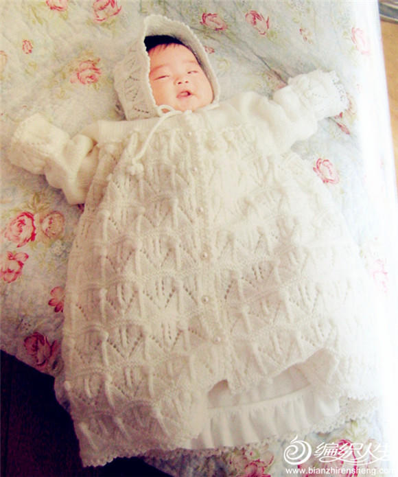 宝宝棒针睡裙