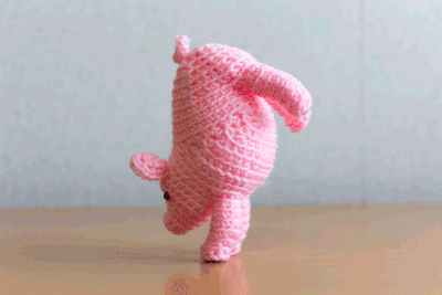 毛线玩偶小猪动画