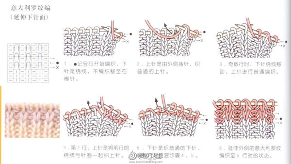 即古老传统又新潮时尚的"元宝针 列数棒针元宝针花样