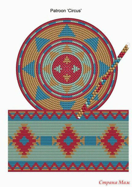 毛线编织色彩的游戏 Wayuu钩针提花图案