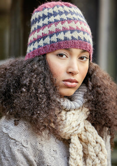 Thackrey Hat（Martin Storey）女士棒针基本款提花帽子