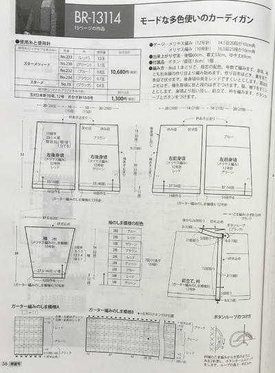  女士开衫图解