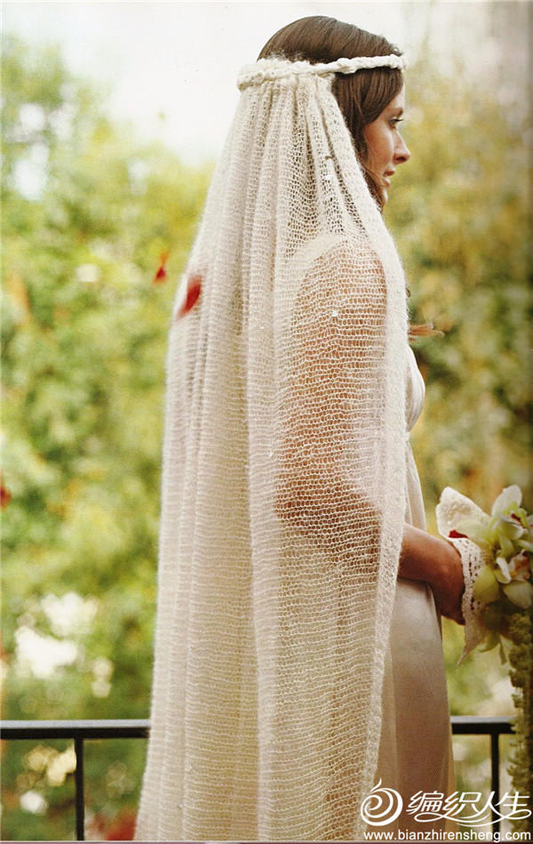 针织婚纱