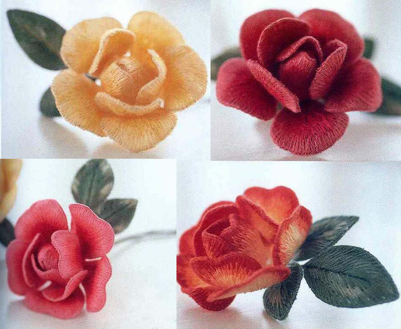 针线刺绣玫瑰