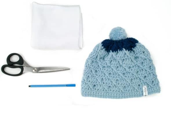 加倍的呵护 超简单的手工编织毛线帽子内衬制作方法