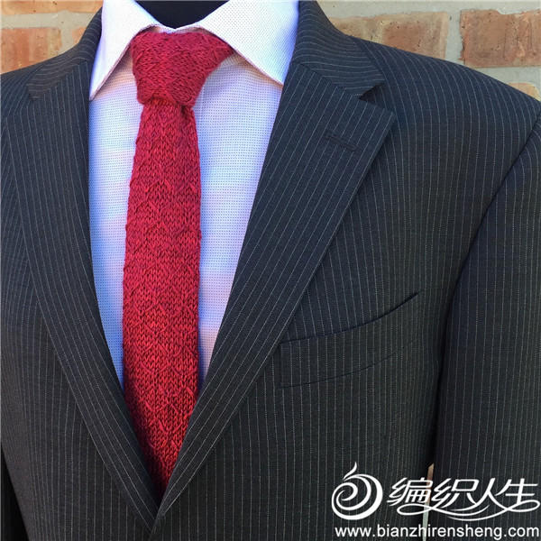 毛线编织领带