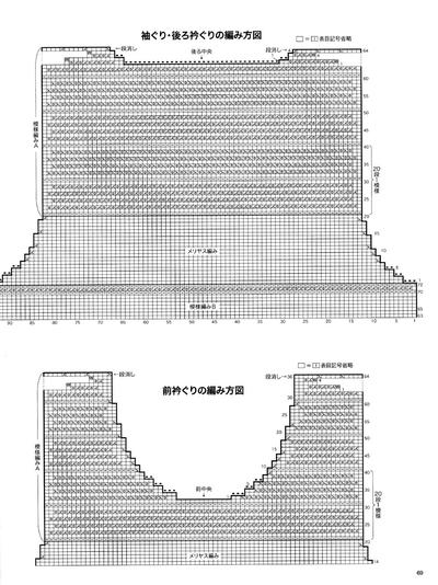圆领背心图解