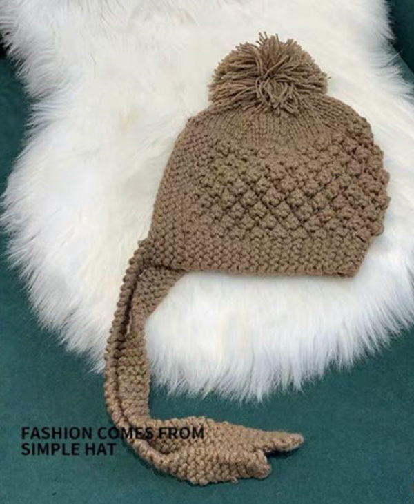 谁都可以戴的帽子,超级美的 相关参考: 棒针菠萝花毛衣编织法图解
