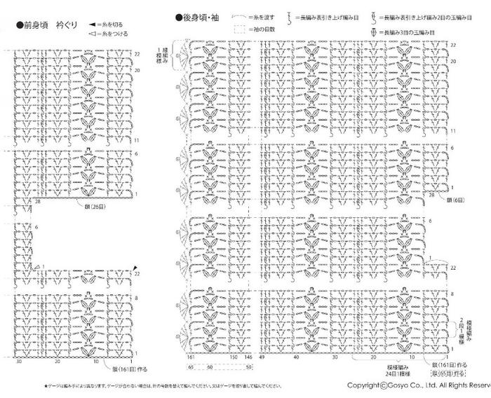 當(dāng)鉤織遇到直編袖織毛衣不再是難事 2款女士直編袖套頭毛衣圖解