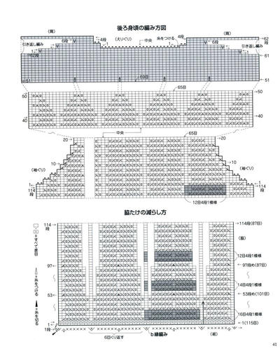 女士毛衣图解