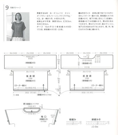 棒针短袖图解