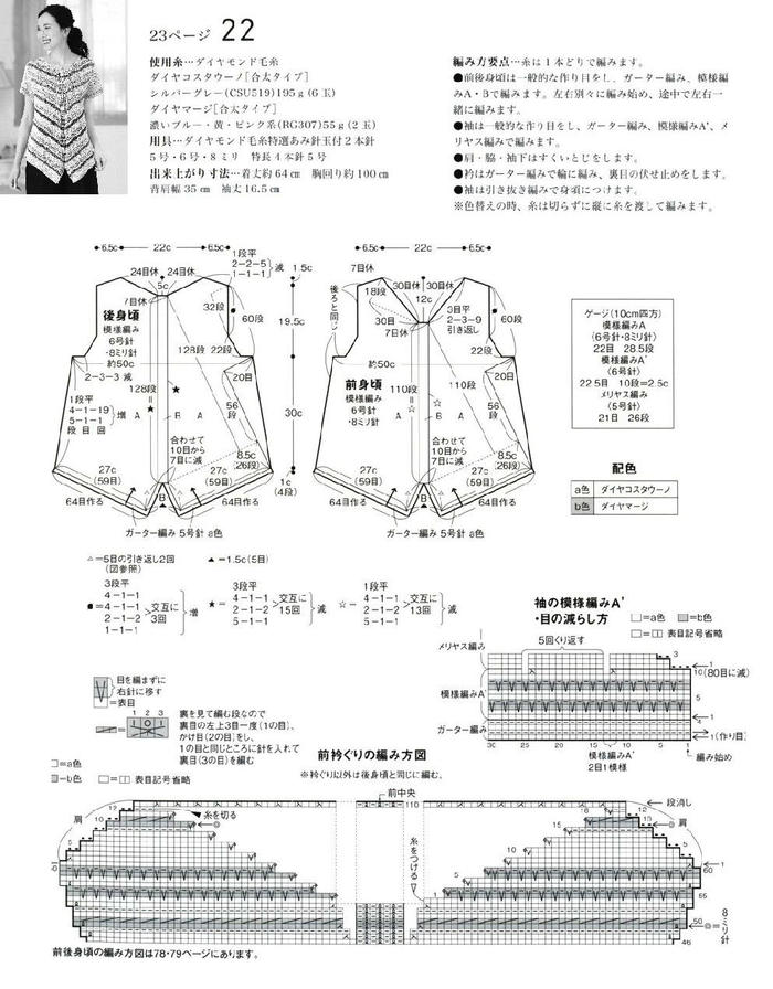 女士短袖毛衣圖解