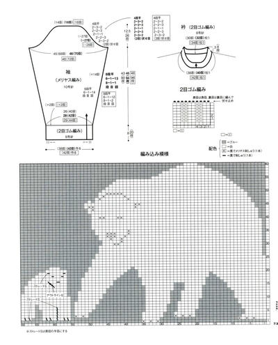 毛衣图案北极熊