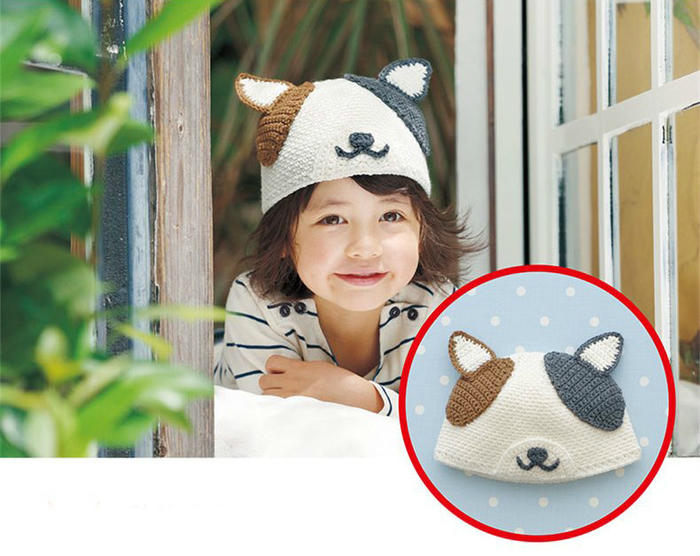 超可爱动物造型帽plus 儿童编织服饰书