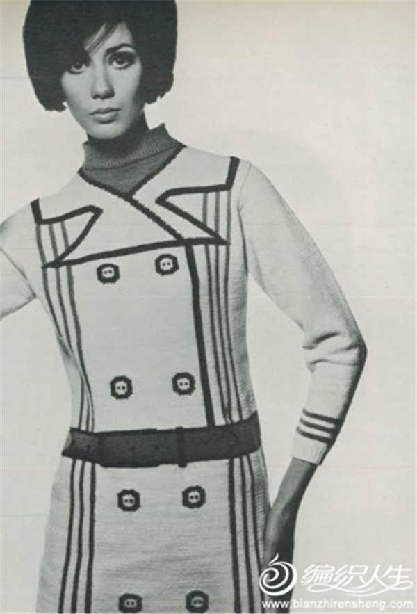 1966年 英国针织服装设计师John Carr Doughty