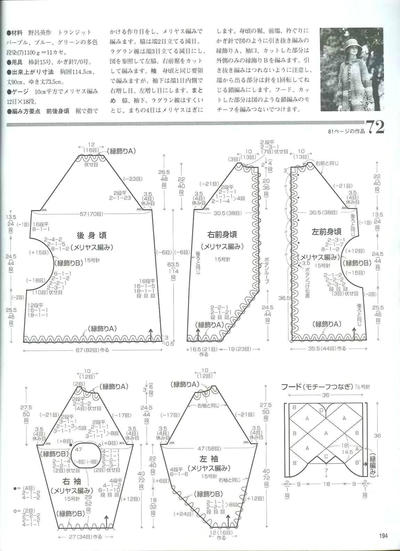 女士棒针插肩开衫图解
