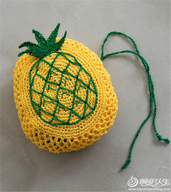 鉤針菠蘿網兜