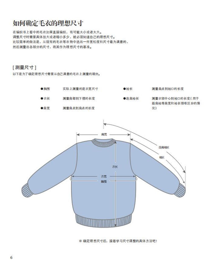 如何确定毛衣的理想尺寸