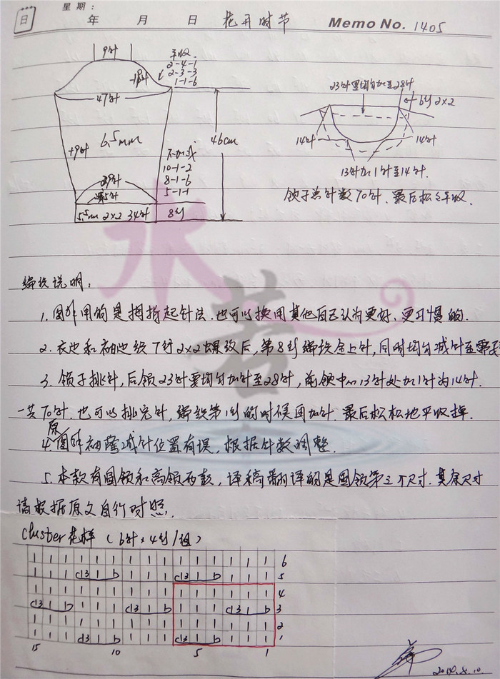 Blossom Time花開時(shí)節(jié) 大人孩子都適合的棒針捆針花樣毛衣