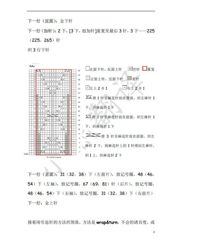 Cocoa可可開衫 從領(lǐng)口向下織女士棒針育克圓肩開衫