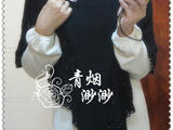 【轉(zhuǎn)載】黑魅---扇形披肩/圍巾