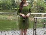 春晓--草绿色中长裙-----199