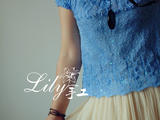 【Lily手工】--琉璃心--從下往上的圓肩志田衣