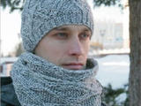 【轉(zhuǎn)載】【引用譯文】Hat and Scarf with Rhombuses / 男士套裝 菱形帽子/圍脖