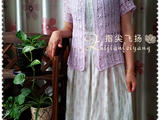 【轉載】紫藤蘿（1417）---淡紫色蕾絲圓肩小披