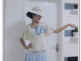 【轉載】米白水袖衫  轉載