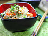 藜麥三文魚炒飯--粒粒皆美味