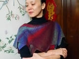 【轉(zhuǎn)載】雀舞--特色段染小披肩（2014-39）