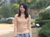 【心靈印記】時光——珍珠扣淑女毛衣