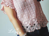 【轉載】【Lily手工】--婉畫--寬松蕾絲罩衫
