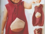 【轉載】幼兒連體毛褲的編織——松鼠褲栗子兜