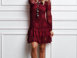【轉載】Marsala - Vestido Manga Longa
