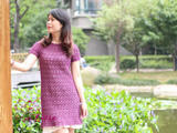 【心靈印記】紫蘇——6號蕾絲旗袍蔥