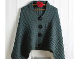 【轉載】Folk Charm(Let&amp;apos;s Knit - September 2015)——香奈兒風斗篷