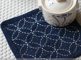 刺子繡茶墊