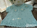【轉(zhuǎn)載】轉(zhuǎn)載  愛戀手工[50～80cm嬰幼兒毛衣] 藍(lán)妹妹~~小背心