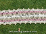 【轉載】Rose Garden Lace Scarf by Elaine Phillips