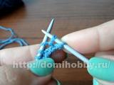 【轉載】俄網的棒針基礎教程 18：麻花穗形的邊緣的織法（大師班）