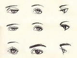 [转载]眼珠特写：学习眼睛的画法，一笔一划让你勾勒出动人眼眸9